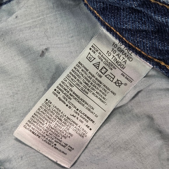 Old Navy Wide Leg Jeans Womens 10 Extra High Rise Baggy Y2K Skater 90s‎ Style - Picture 6 of 14